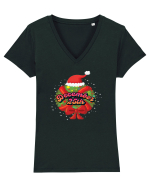 December 25th Tricou mânecă scurtă guler V Damă Evoker