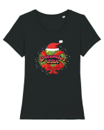 December 25th Tricou mânecă scurtă guler larg fitted Damă Expresser