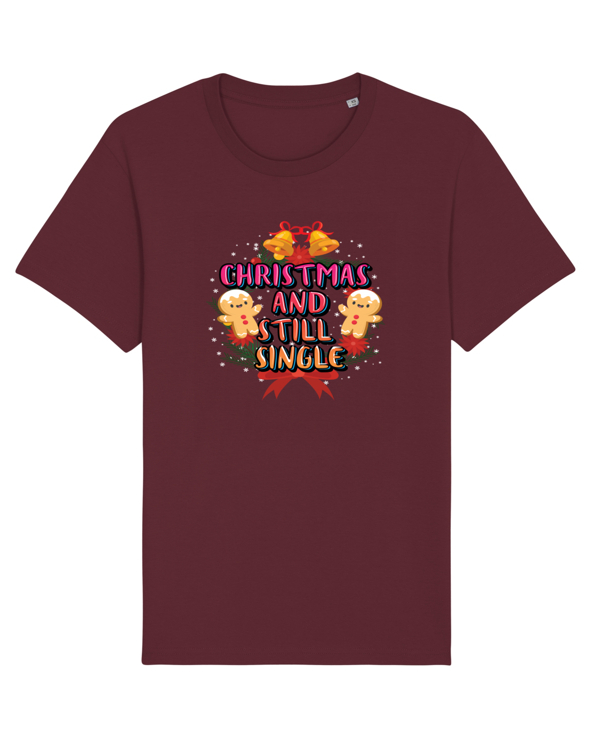 Tricou mânecă scurtă Unisex Rocker Burgundy