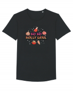 Ho Ho Holly Grail Tricou mânecă scurtă guler larg Bărbat Skater