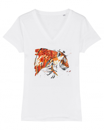 Molten Tiger  White