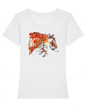 Molten Tiger  White