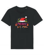 Merry Lit-Mas Tricou mânecă scurtă Unisex Rocker