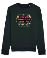 Kids Are Hunger For Christmas Bluză mânecă lungă Unisex Rise