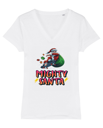 Mighty Santa Craciun White