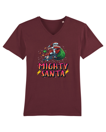 Mighty Santa Craciun Burgundy