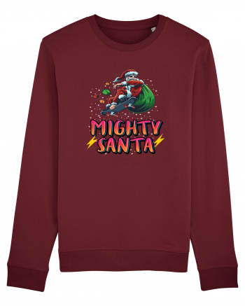 Mighty Santa Craciun Burgundy