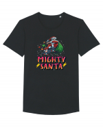 Mighty Santa Craciun Tricou mânecă scurtă guler larg Bărbat Skater