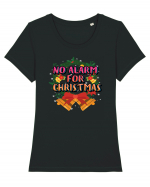 No Alarm For Christmas Tricou mânecă scurtă guler larg fitted Damă Expresser