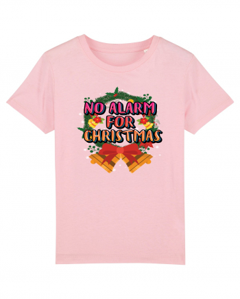 No Alarm For Christmas Cotton Pink