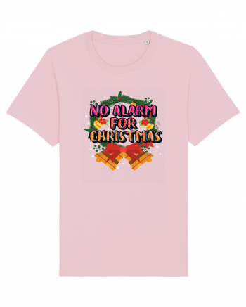 No Alarm For Christmas Cotton Pink