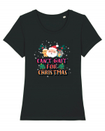 Can't Wait For Christmas Tricou mânecă scurtă guler larg fitted Damă Expresser