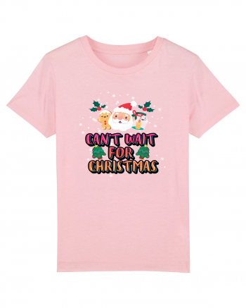 Can't Wait For Christmas Cotton Pink