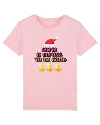 Santa Is Coming To Da Hood Cotton Pink