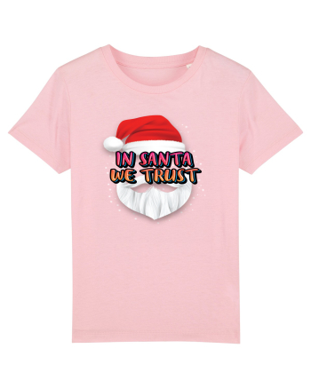 In Santa We Trust Cotton Pink