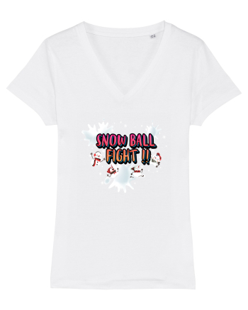 Snow Ball Fight White
