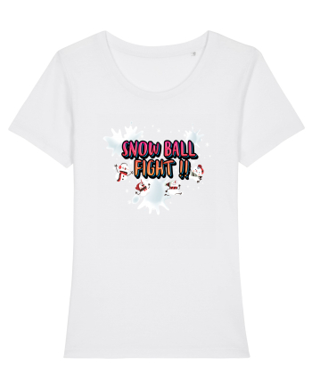 Snow Ball Fight White