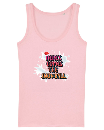 Here's Comes The Snowball Cotton Pink