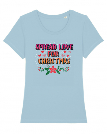 Spread Love For Christmas Sky Blue