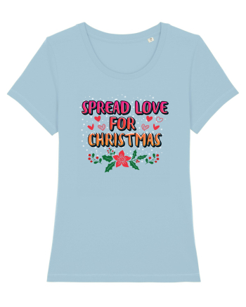 Spread Love For Christmas Sky Blue