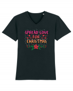 Spread Love For Christmas Tricou mânecă scurtă guler V Bărbat Presenter