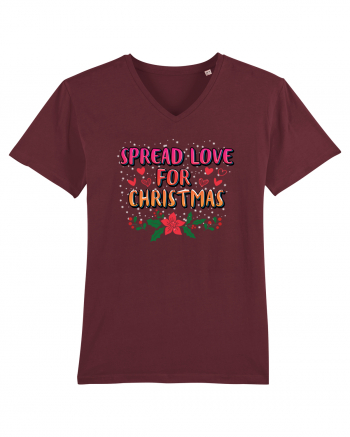 Spread Love For Christmas Burgundy