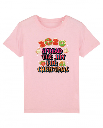 Spread The Joy For Christmas Cotton Pink