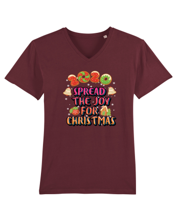 Spread The Joy For Christmas Burgundy