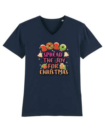 Spread The Joy For Christmas French Navy