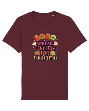 Spread The Joy For Christmas Burgundy