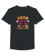 Spread The Joy For Christmas Tricou mânecă scurtă guler larg Bărbat Skater