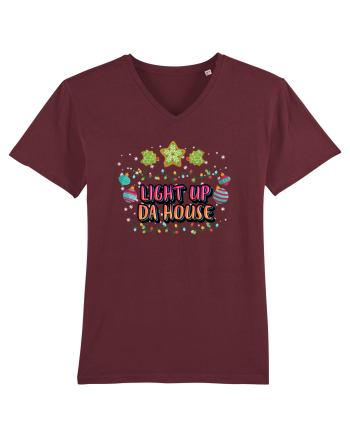 Light Up Da House Burgundy
