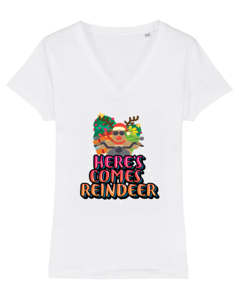 Here's Comes Reindeer White
