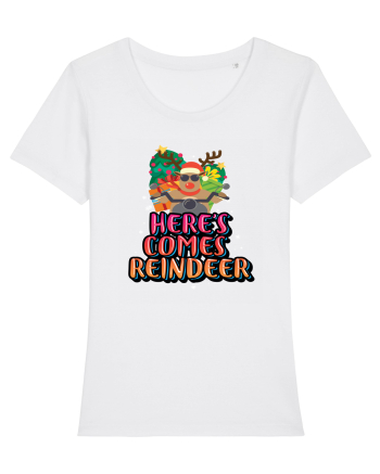 Here's Comes Reindeer White