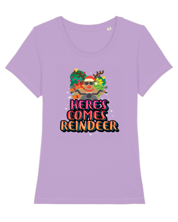 Here's Comes Reindeer Lavender Dawn