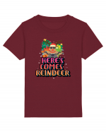 Here's Comes Reindeer Tricou mânecă scurtă  Copii Mini Creator