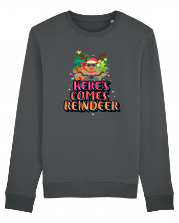 Here's Comes Reindeer Anthracite
