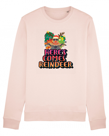 Here's Comes Reindeer Candy Pink