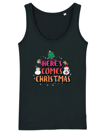 Here's Comes Christmas Black