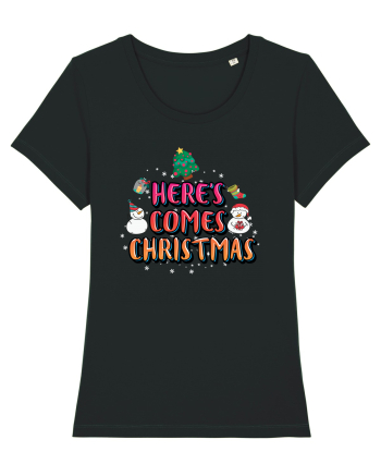 Here's Comes Christmas Black
