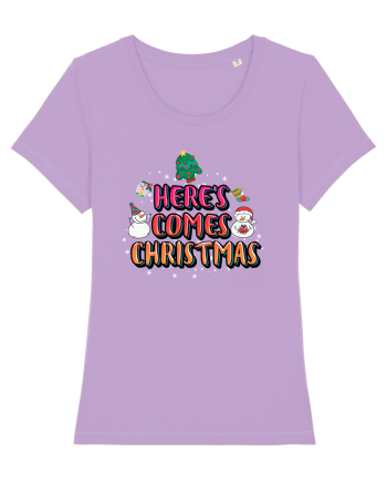 Here's Comes Christmas Lavender Dawn