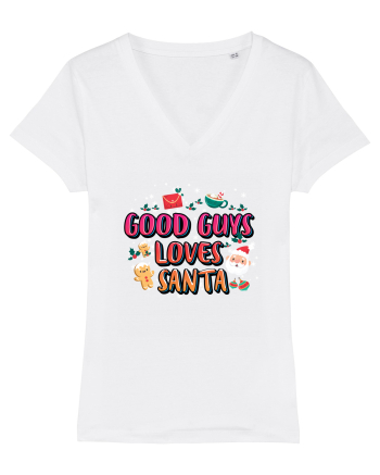 Good Guys Loves Santa White