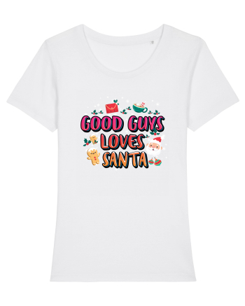 Good Guys Loves Santa White
