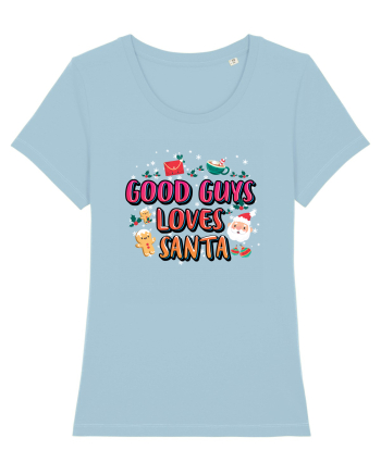 Good Guys Loves Santa Sky Blue