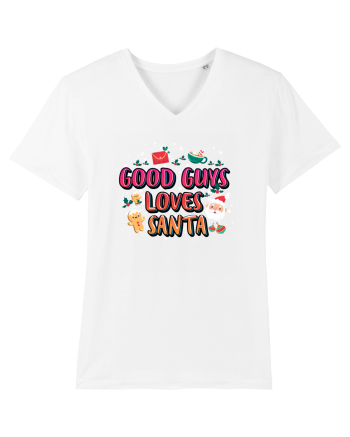 Good Guys Loves Santa White