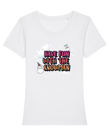 Have Fun With The Snowman White