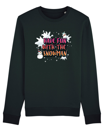 Have Fun With The Snowman Black