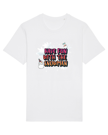 Have Fun With The Snowman White
