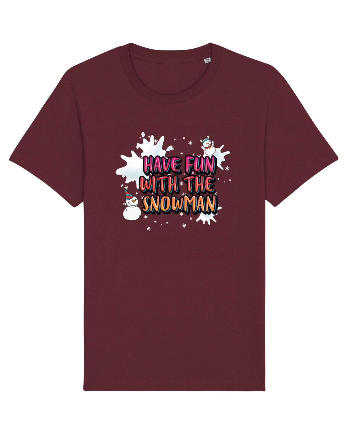 Tricou mânecă scurtă Unisex Rocker Burgundy