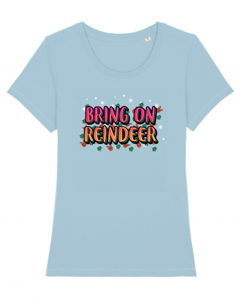 Bring On Reindeer Sky Blue